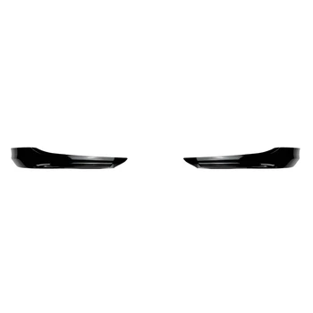 Для 3-Series E90 E91 320I 330I 2009-2012 Глянцевый черный передний бампер, угол наклона губ, диффузор, разветвитель спойлера