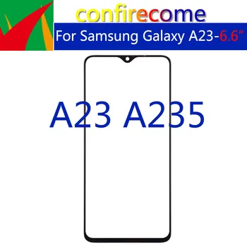 10 шт. \лот Для Samsung Galaxy A23 A235 SM-A235F Сенсорный Экран Передняя Внешняя Стеклянная Панель ЖК-Переднее Стекло С Заменой Клея OCA