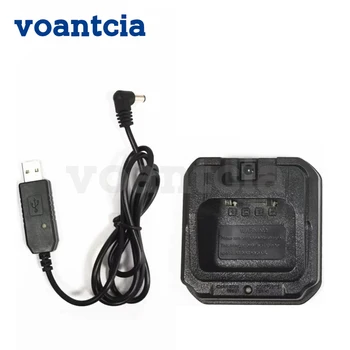 Базовый адаптер USB-Зарядного Устройства для Baofeng BF-9700 UV-9R Plus BF-A58 UV-XR A-58 GT-3WP UV-5S Walkie Talkie Двухстороннее Радио