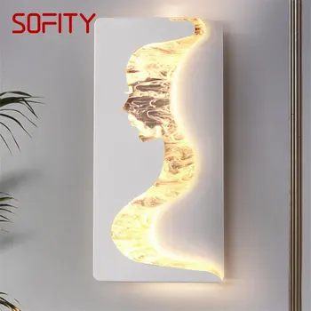 Современный роскошный настенный светильник ANITA, Креативный дизайн, бра, светодиодные декоративные светильники для спальни и гостиной
