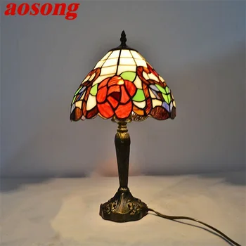 Настольные лампы с диммером AOSONG, светодиодный красочный настольный светильник, креативный современный для украшения дома и спальни