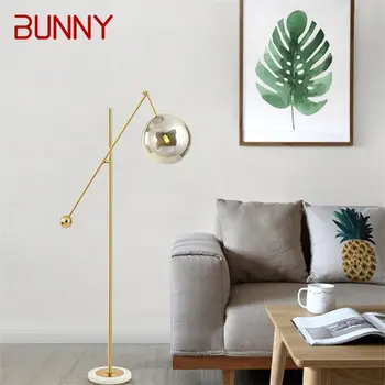 Креативный мраморный торшер BUNNY Nordic, современный светодиодный Декоративный светильник для дома, гостиной, спальни