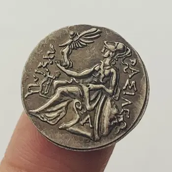 Македонский Александр Монета 18 мм Медные ремесленные монеты Памятные Монеты Реплика