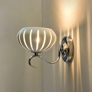 Гипсовый настенный светильник мощностью 7 Вт Современный светодиодный внутренний настенный светильник для гостиной спальни коридора Украшения семейной комнаты