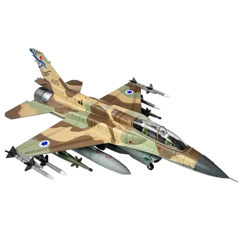 1: 72 Израильская модель истребителя F-16I Storm из сплава для моделирования шторма, готовая модель F16