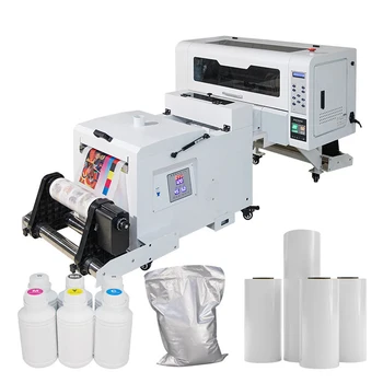 DTF Принтер A3 300mm 2 Печатающие Головки XP600 L1800 Для Печати Текстиля На футболках На Заказ ПЭТ Пленки Печатная Машина Теплопередача DTF