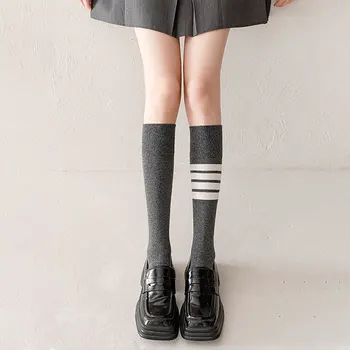 Детские носки, аксессуары JK Set, Носки до середины икры, длинные носки в студенческом стиле для девочек, повседневные носки для мальчиков