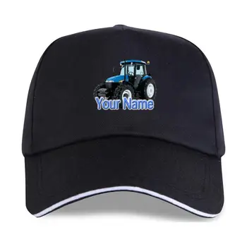 новая кепка-бейсболка синего цвета с Трактором, персонализированная детская бейсболка - отличный подарок для любого ребенка и названная слишком модной уличной одеждой