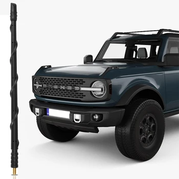 13-Дюймовая Антенна Для Ford Bronco 2021-2023 Новая Спиральная Гибкая Резина для Замены Короткой Антенны Bronco Car FM AM Radio Receptio