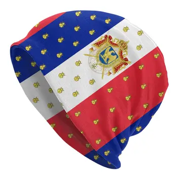 Королевский стандарт Наполеон Флаг Франции Тюбетейки Шапочки Кепки Французская империя Герб Шляпы-капоты Взрослые Женщины Мужчины Вязаные шапки