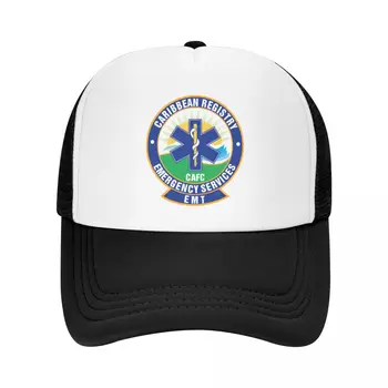 Модная унисекс Шляпа дальнобойщика Star Of Life для взрослых, регулируемая бейсбольная кепка скорой помощи, женская Мужская хип-хоп кепка