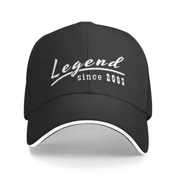 Изготовленная на заказ легенда С 2003 года, Бейсболка на день рождения для мужчин и женщин, Регулируемая Спортивная шляпа для папы