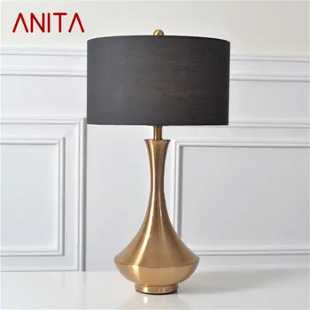 Настольная лампа ANITA Bronze Современные светодиодные креативные настольные лампы для дома прикроватные