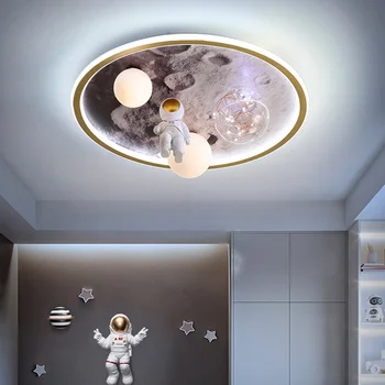 Люстры Nordic astronaut Подвесной светильник, украшение дома, декор детской спальни, умный светодиодный потолок, гостиная, внутреннее освещение.