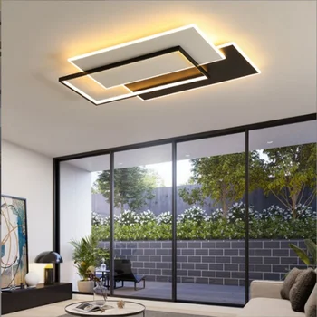 Подвесной светильник Современный светодиодный потолок для гостиной Простая Элегантная люстра для спальни, столовой, творческого кабинета, лампа для внутреннего украшения