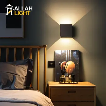 Современный простой наружный водонепроницаемый светодиодный настенный светильник креативный коридор для отеля лестница прихожая гостиная прикроватный бра спальня