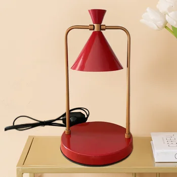 Электрическая лампа для подогрева свечей Лампа для плавления воска с регулируемой яркостью с таймером Ароматические подсвечники Подарочная лампа для устранения неприятных запахов
