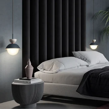 Светодиодный подвесной светильник Креативного современного скандинавского цвета железа, гостиная, столовая, кухня, Подвесной светильник для интерьера спальни