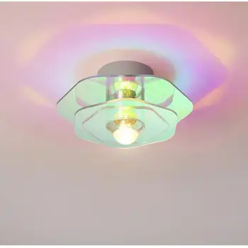 Декоративная светодиодная красочная потолочная лампа, креативный дизайн, освещение крыльца, лестницы, светодиодный потолочный светильник для гостиной