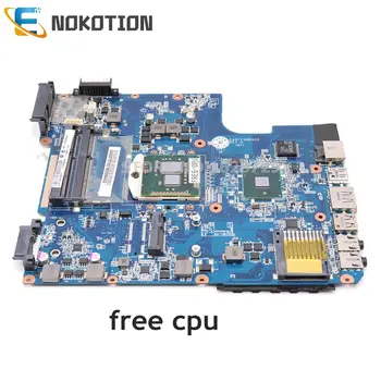 NOKOTION A000073700 материнская плата для ноутбука TOSHIBA Satellite L640 L645 основная плата DA0TE2MB6G0 HM55 GMA HD DDR3 бесплатный процессор