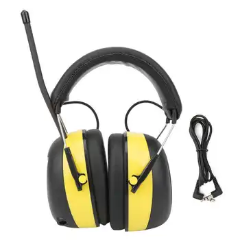 Электронный головной наушник Наушники с шумоподавлением Ear Defender Защита слуха Наушники Цифровое AM / FM радио Стерео наушники