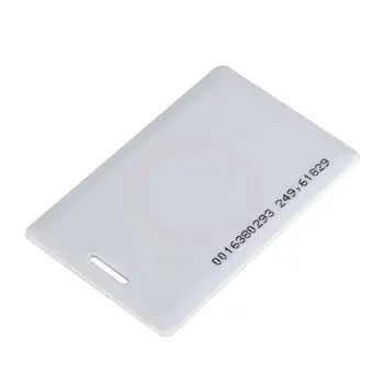 10шт RFID EM Карта Только Для Чтения 125 кГц EM4100 Белый 1,8 мм для Бесконтактного Считывателя Дверей Карта Контроля Доступа Безопасности TK4100