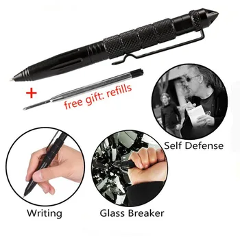 Многоцелевая тактическая ручка из алюминиевого сплава, аварийный выключатель стекла, Многофункциональные инструменты для походов, выключатель для самообороны с надписью