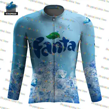 2023 Холодный Безалкогольный Напиток Ветрозащитная Мужская Велосипедная Майка С Длинным рукавом Rode Bike Mtb Maillot Ropa Ciclismo