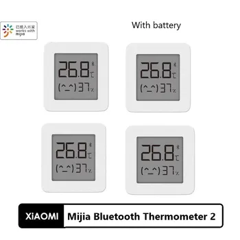 Новейший Bluetooth-термометр XIAOMI Mijia 2 Беспроводной умный электрический цифровой гигрометр-термометр Работает с приложением Mijia