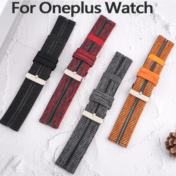 22 мм Новый нейлоновый ремешок correa для Oneplus Watch, смарт-часы, Сменный ремешок, Аксессуары для браслетов