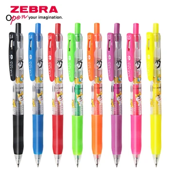 Ограниченная Гелевая ручка ZEBRA SARASA JJ15 Mind Wave Shiba Inu Collaboration Цветная гелевая ручка 0,4/0,5 мм Япония