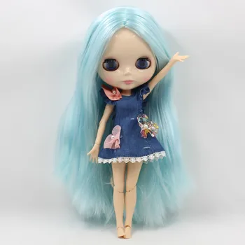 20171018 Кукла Блит с обнаженным телом, голубые волосы, модная кукла, фабричная кукла, подходящая для девочек