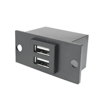 4.8A 12V LED Универсальное автомобильное зарядное устройство для RV Водонепроницаемое зарядное устройство с двумя USB-портами