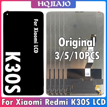 3/5/10 Шт. Оригинальный Экран Для Xiaomi Redmi K30S LCD M2007J3SC Сенсорный Дисплей Дигитайзер В Сборе Для Ремонта ЖК-дисплея Xiaomi 10T Pro