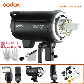 RU В наличии Godox DP600III Godox V1C/V1S/V1N SK400II Студийная Вспышка 2.4G Wireless X System Strobe Light 5600K для Свадьбы