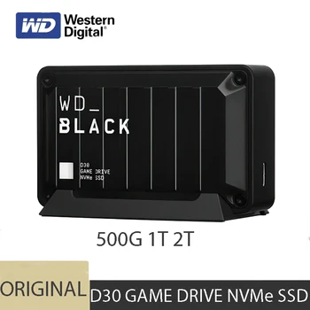 Western Digital WD Black D30 Игровой накопитель SSD емкостью 1 ТБ и 2 ТБ Портативный Внешний твердотельный накопитель, Совместимый с Playstation4, Xbox, ПК