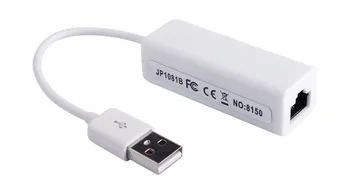 100 шт. Адаптер Mini USB 2.0 Ethernet от USB до сетевой карты локальной сети RJ45 для Windows 10/8/7/XP