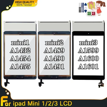 Оригинальный ЖК-дисплей для iPad Mini 1 A1432 A1454 A1455 Замена ЖК-дисплея для iPad Mini 2 A1489 A1490 A1491 Mini 3 A1599 A1600 A1601 LCD
