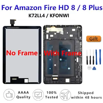 Оригинал для Amazon Fire HD 8 HD8/8 Plus 8 + 2020 10-го поколения K72LL4 KFONWI Замена планшета С Сенсорным Экраном В сборе
