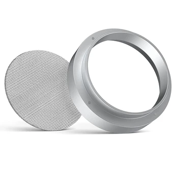 Кольцо для дозирования кофе диаметром 51 мм, Алюминиевое кольцо для дозирования кофе, интеллектуальное дозирующее кольцо с шайбой