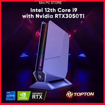 2023 Мини-ПК для геймеров 12-го поколения Intel i9 12900 H i7 12700 H Nvidia RTX 3050Ti 4G PCIE4.0 2xDDR4 Windows 11 Настольный компьютер 3x4 K WiFi6